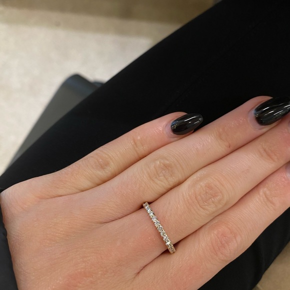 18k yellow gold wedding band - Picture 4 of 4